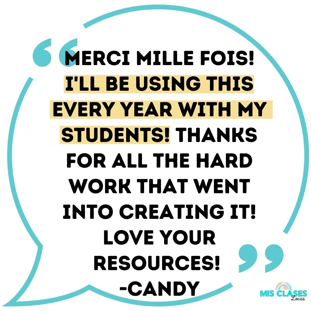 French Super 7 Verbs Present Tense Bundle from Mis Clases Locas