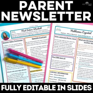 Spanish Class Parent Newsletter