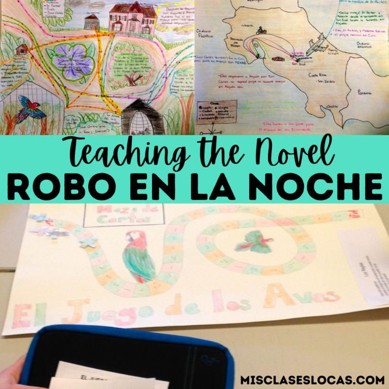 Teaching the novel Robo en la Noche in Spanish class