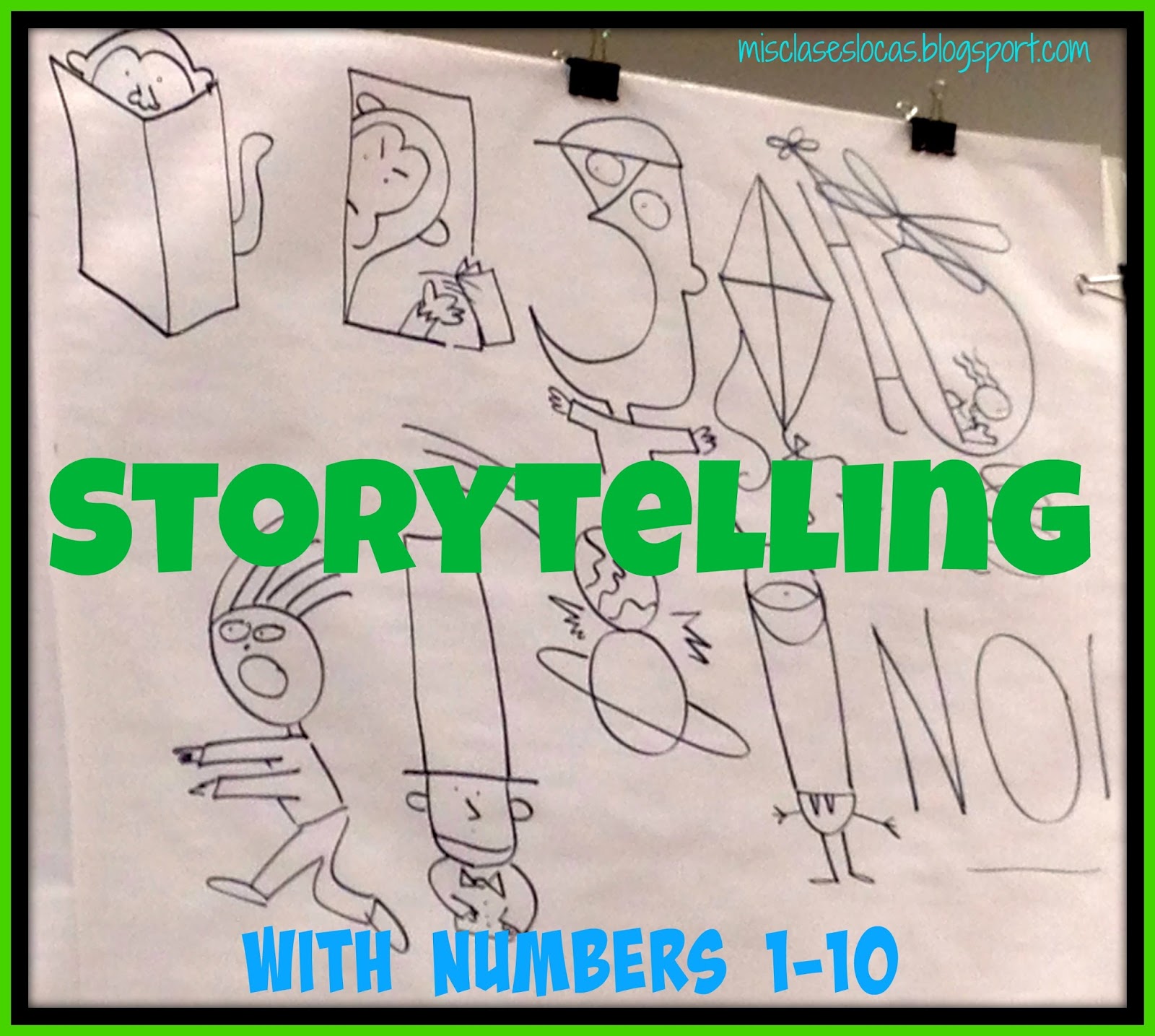 Storytelling with numbers 1-10