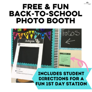 Spanish Back to School Instagram Photobooth