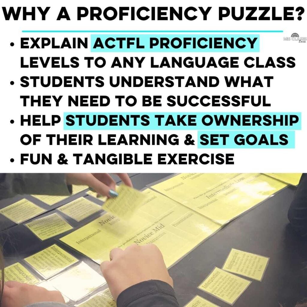 Proficiency Puzzle Mis Clases Locas