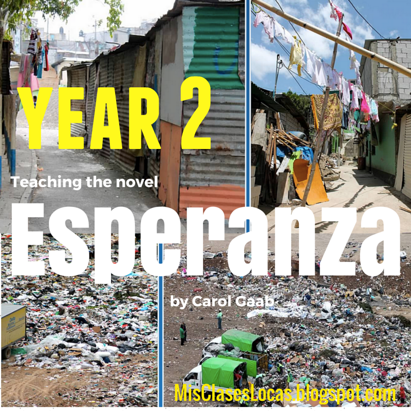 Teaching the novel Esperanza - Year 2