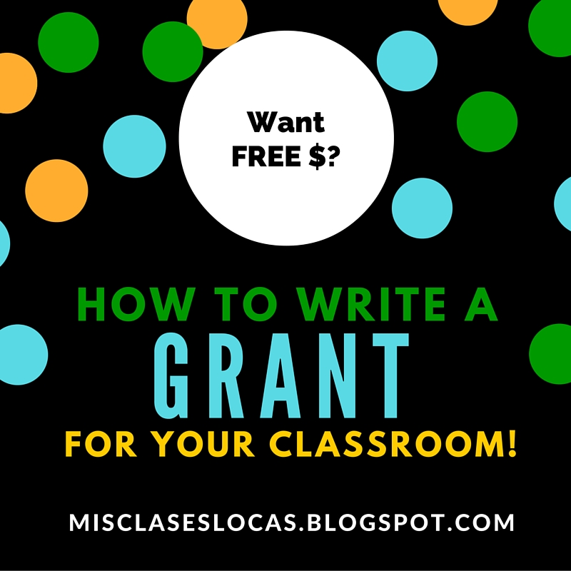 Write a grant for your classroom