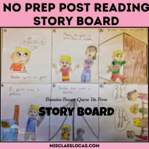 5 No prep post reading activities for Spanish class. 
