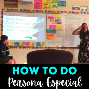How to do personal especial interviews in Spanish class