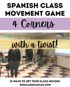 Spanish Class Games from Mis Clases Locas