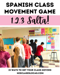 1,2,3 Salta Game from Mis Clases Locas