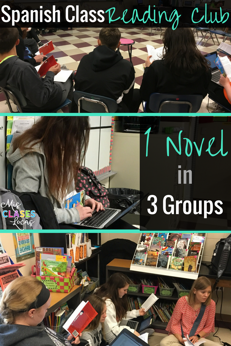 Reading Club - 1 Novel, 3 Groups - Mis Clases Locas