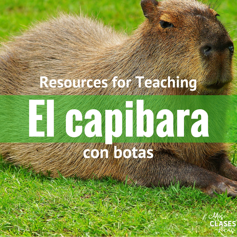 Resources for teaching the novel El capibara con botas by Mira Canion