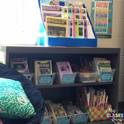 Spanish Classroom Library Tour 2017 - Mis Clases Locas