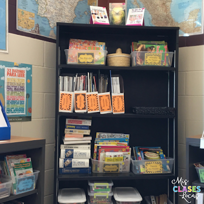 Spanish Classroom Library Tour 2017 - Mis Clases Locas