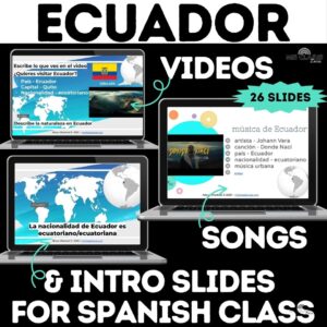Teaching Ecuador in Spanish class from Mis Clases Locas