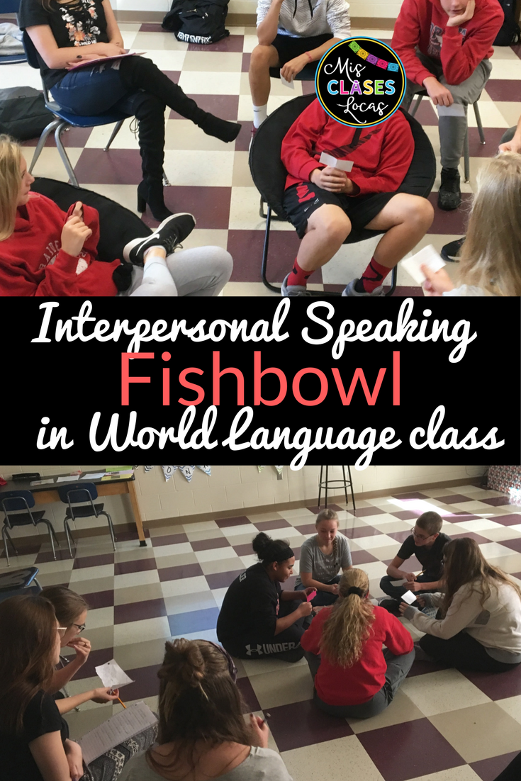 Fishbowl Speaking in Spanish class