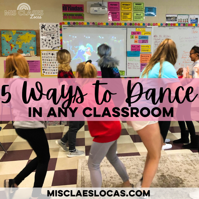 5 Ways to use Dance in any Classroom from Mis Clases Locas