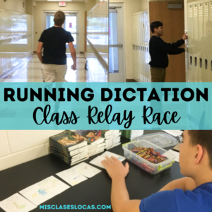 How To Play Running Dictation in Spanish Class from Mis Clases Locas