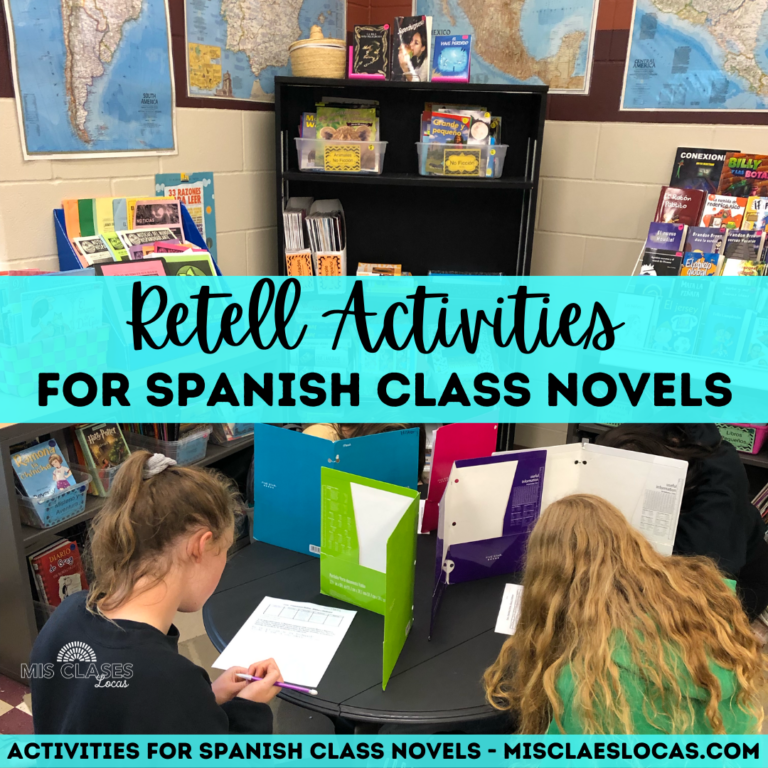 Activities for Spanish Class Novels - Mis Clases Locas