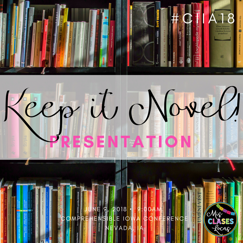 CIIA18 - Keep It Novel presentation - Resources for teaching with novels in a CI class