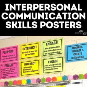 Expectation posters for Spanish class shared by Mis Clases Locas