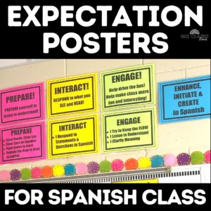 Spanish Expectation posters from Mis Clases Locas