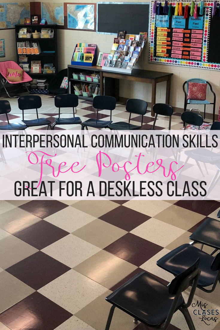 Interpersonal Communication Skills - Free posters for classroom expectations in a deskless classroom