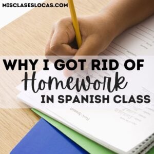 No homework in class by Mis Clases Locas