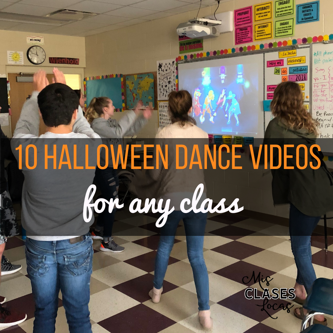 Quick Tip: 10 Halloween dance videos for any class - shared by Mis Clases Locas