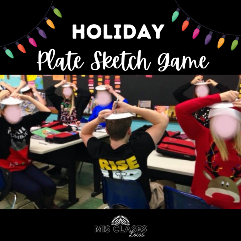 plate sketch holiday game shared by Mis Clases Locas