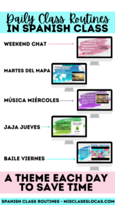 Para Empezar 2022 Spanish Classroom Routines