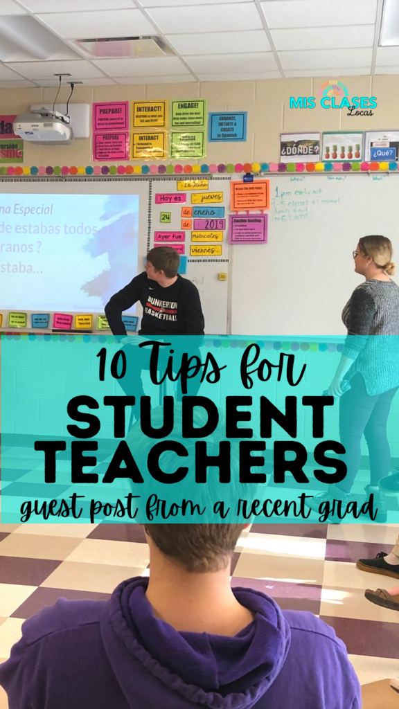 10 Tips for Student Teachers shared by Mis Clases Locas