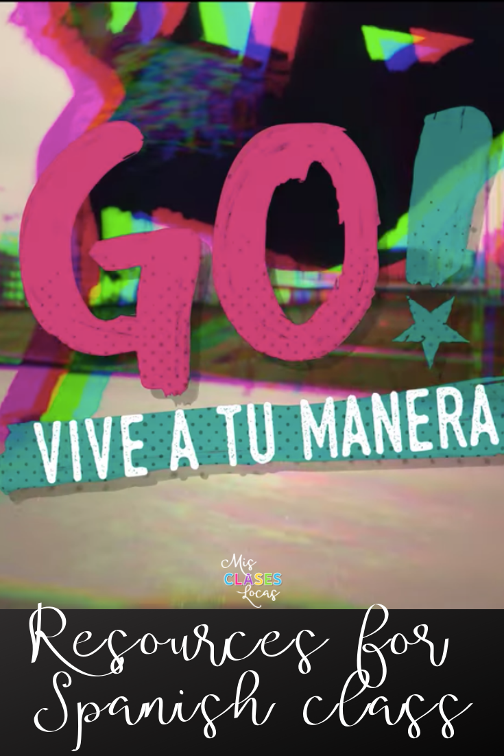 Resources to teach the Netflix show Go! Vive a tu Manera in Spanish class. - shared by Mis Clases Locas