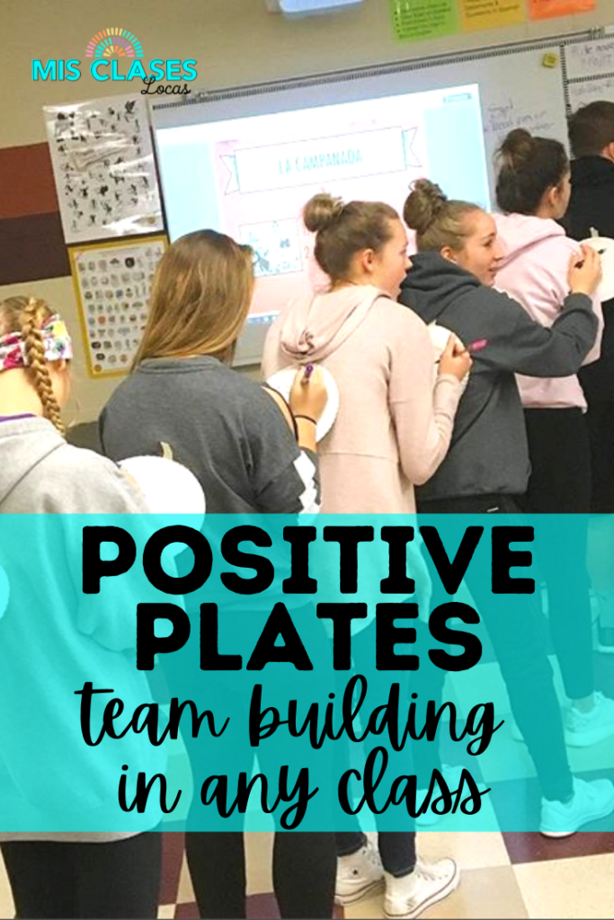 Positive Plates team building activity shared by Mis Clases Locas
