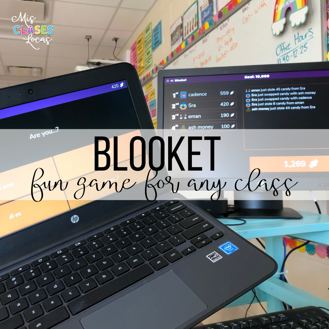 Blooket - a fun game for Spanish class - shared by Mis Clases Locas