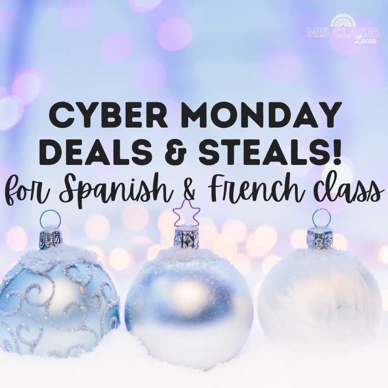 Cyber Monday Spanish class shared by Mis Clases Locas