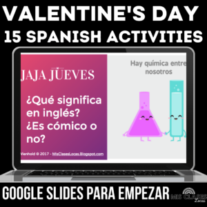 Valentine's Day Activities EDITABLE Google Bell Ringers Día de San Valentín