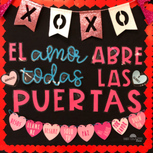 Valentine's Day Bulletin Board shared by Mis Clases Locas