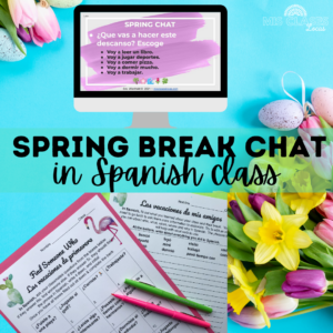 Spring break chat in Spanish Class shared by Mis Clases Locas