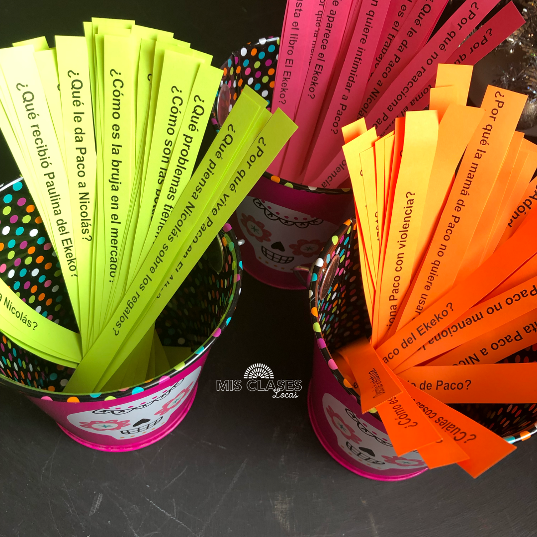 Question Conversation Cards in Spanish Class - Mis Clases Locas