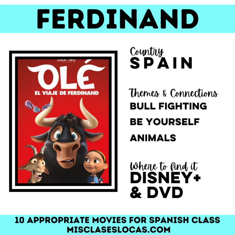 15 Appropriate Movies For Spanish Class Mis Clases Locas