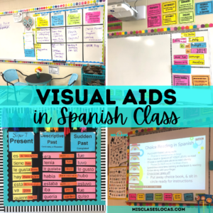 Visual Aids for Differentiation in Spanish Class from Mis Clases Locas