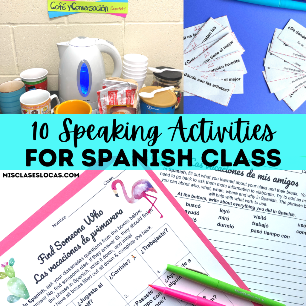 Spanish Speaking Activities For Beginners