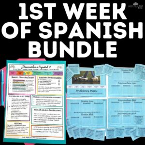 Spanish Back to School Bundle