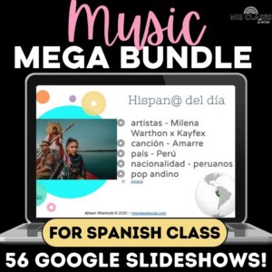 Spanish Music Mega Bundle from Mis Clases Locas