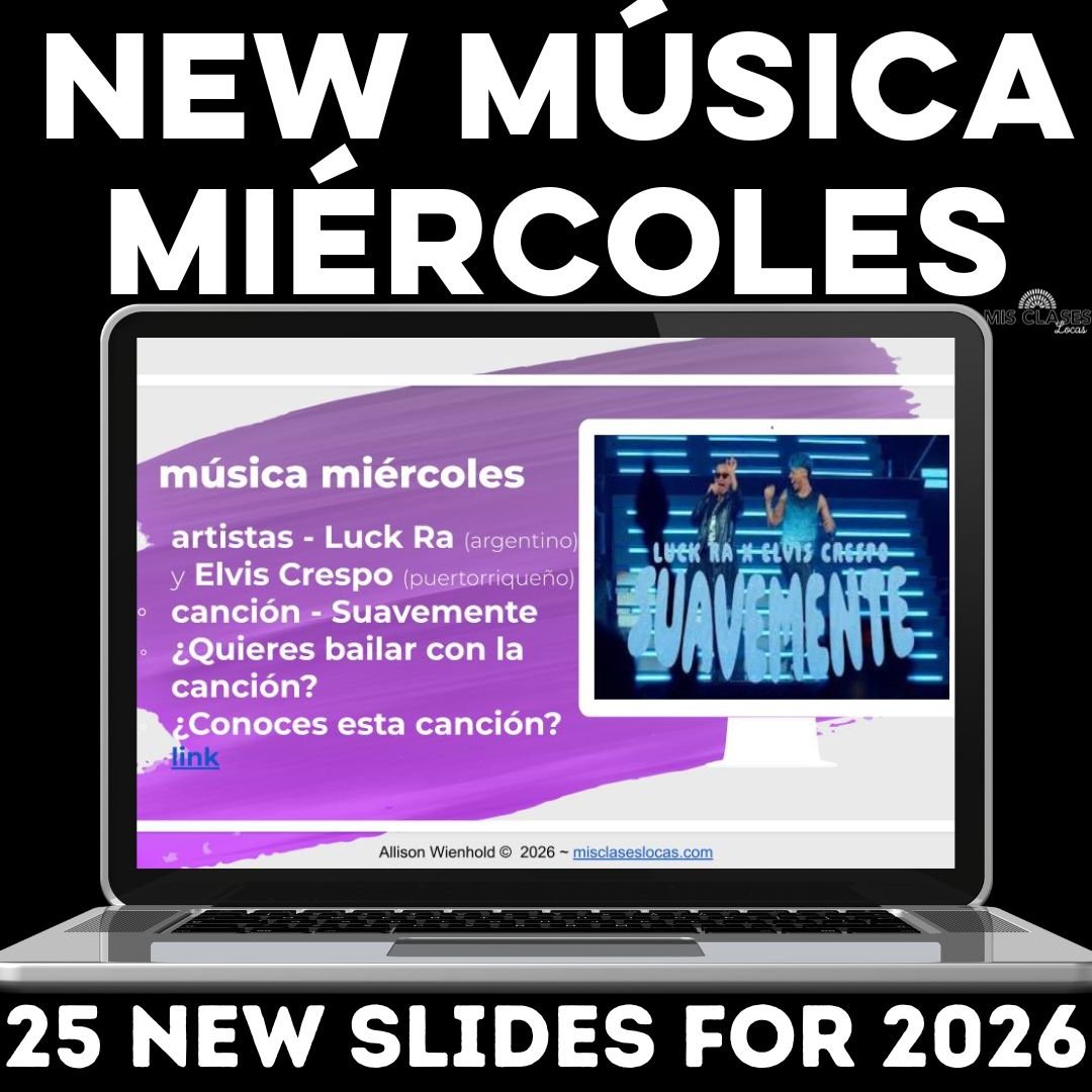 Música miércoles 2026 - Mis Clases Locas