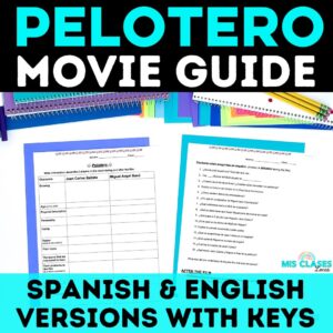 Pelotero Movie Guide for Spanish class