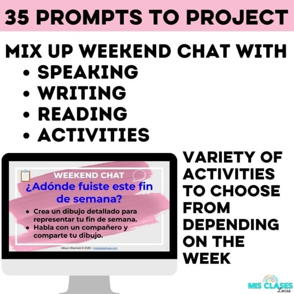 NEW Spanish Weekend Chat 2026 - Mis Clases Locas