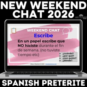 Mis Clases Locas Weekend Chat 2026