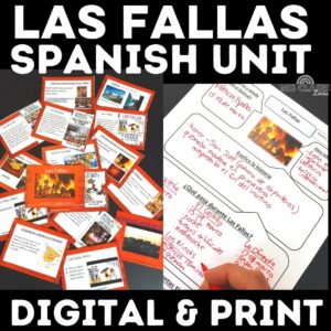 Las Fallas unit for Spanish class