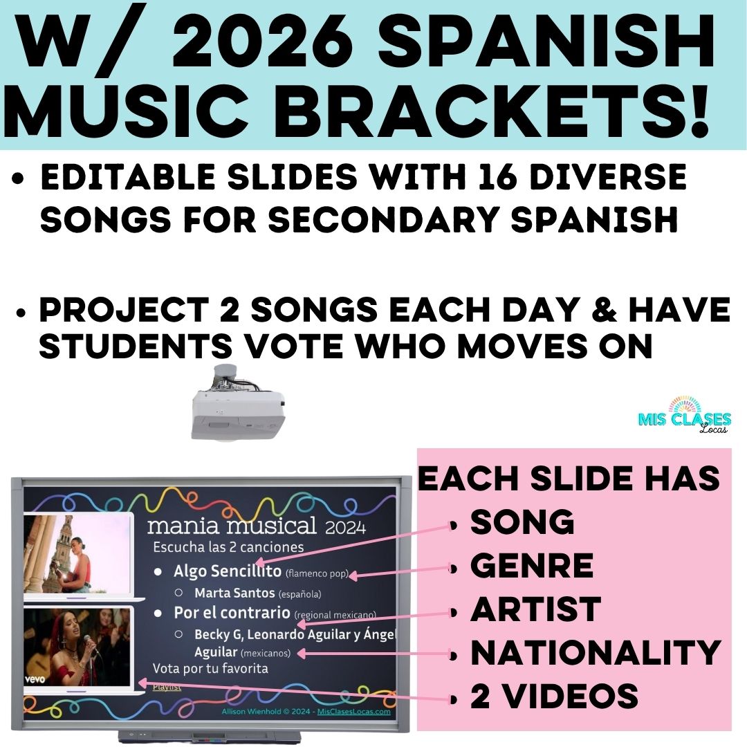 Mis Clases Locas Mania Musical Spanish 2026 Music Bracket