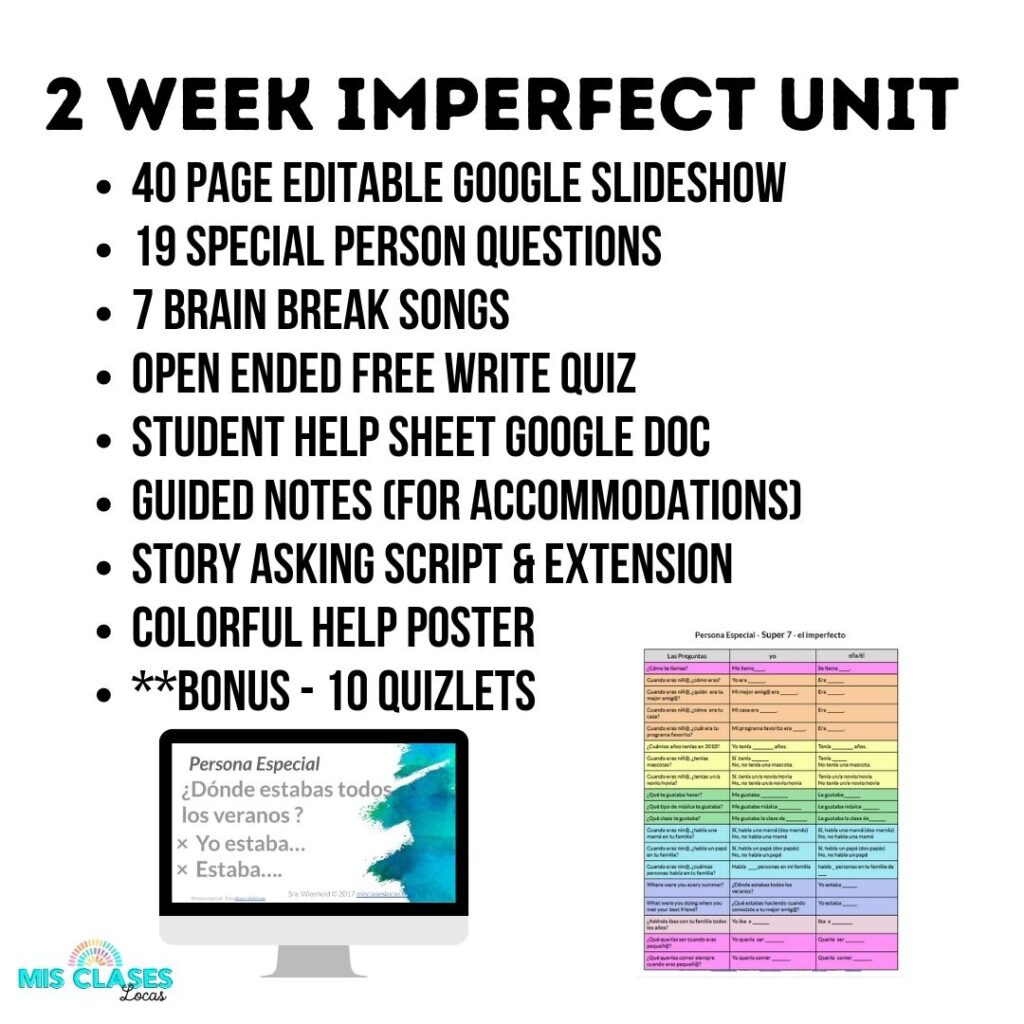 Spanish Back to School 1st Weeks of Spanish - Mis Clases Locas